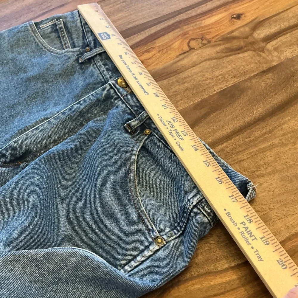 Bear River Workwear Men's Blue Denim Flannel Lined‎ Jeans Size 34x30